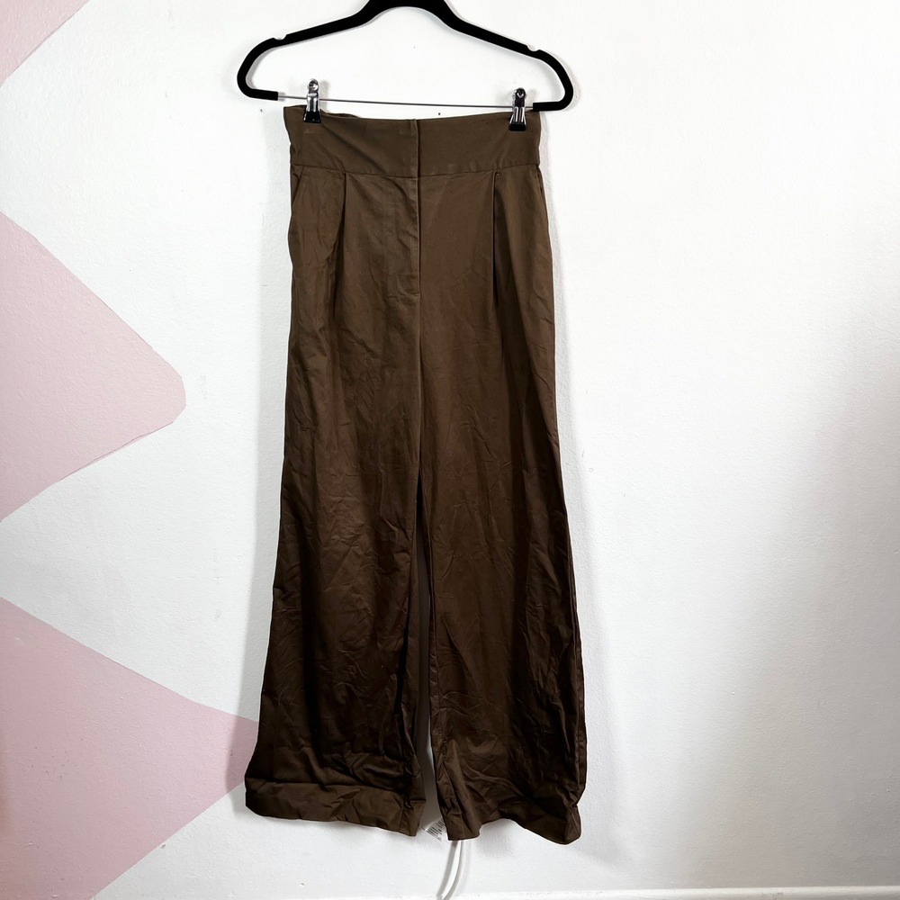 Karenbritchick The Drop Brown Flare Pants Sz Small